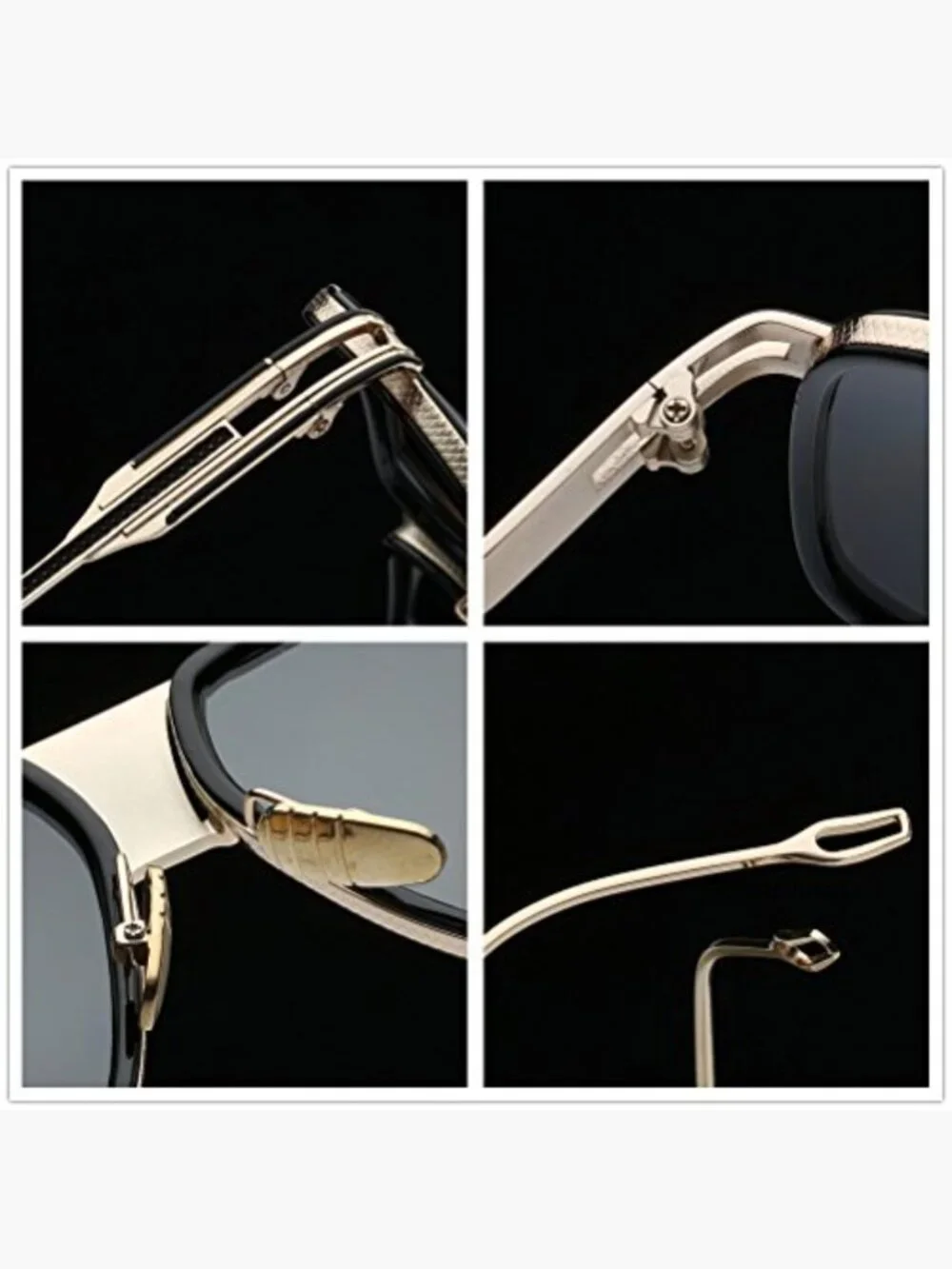 Aviator Sunglasses UV Protection Oversized Retro Shades for Men